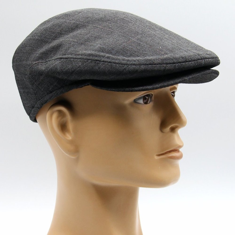 Grey Baker Boy Cap